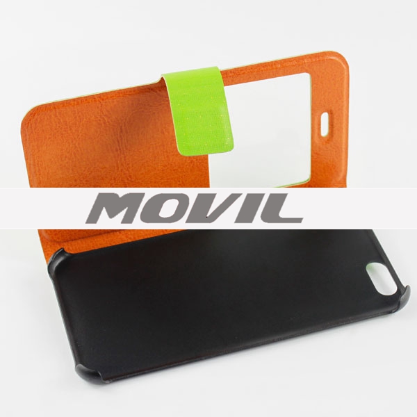 NP-1986 PU  leathe funda para Apple iPhone 6-4